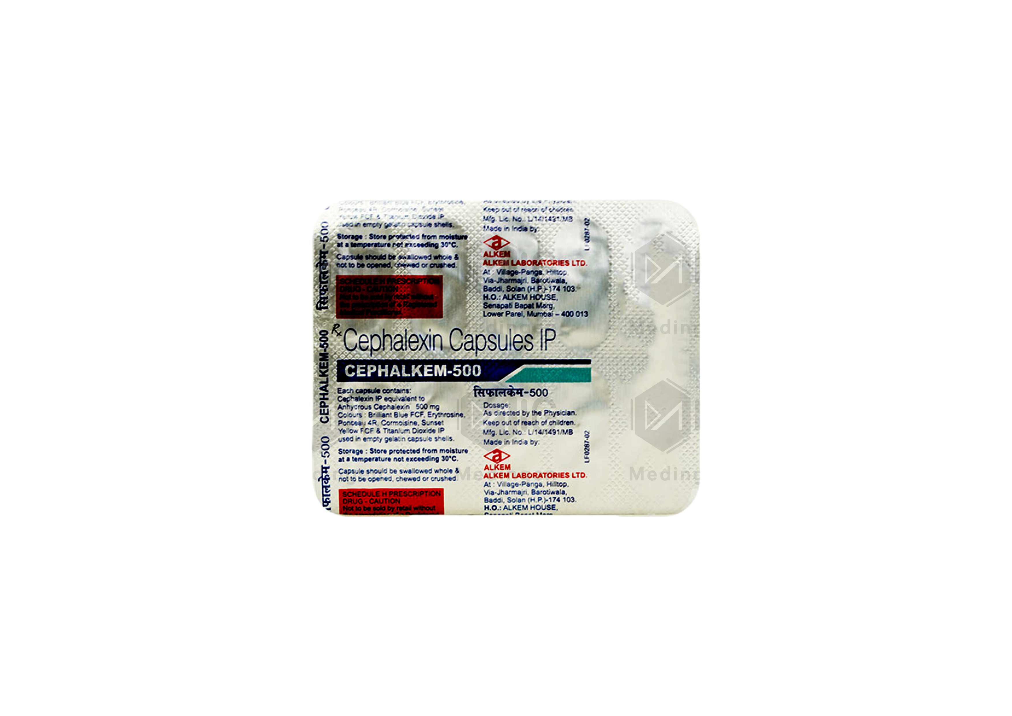 CEPHALKEM 500MG
